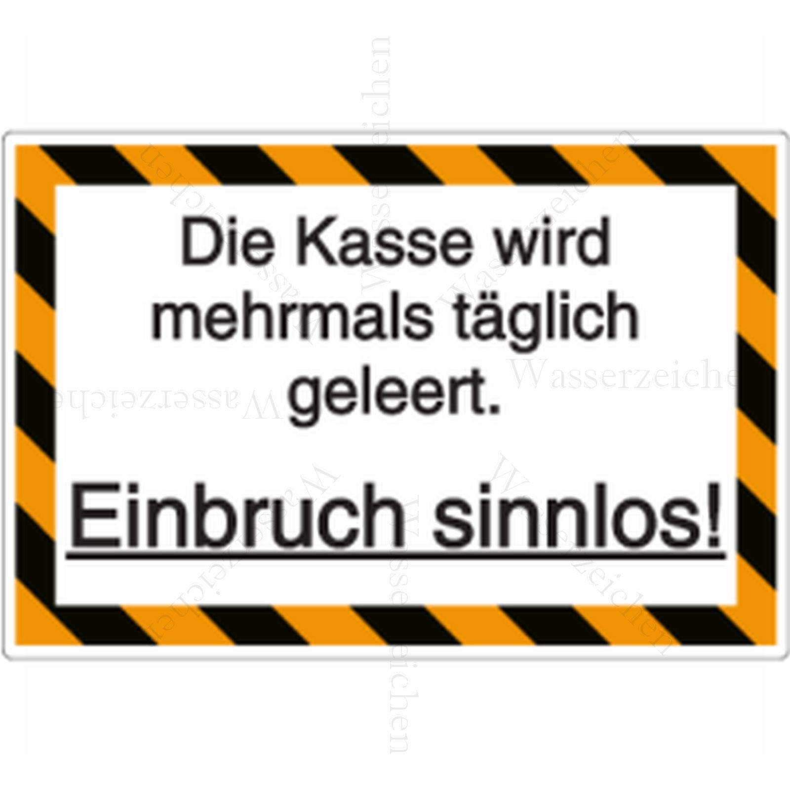 15cm! Aufkleber-Folie Wetterfest Made IN Germany Einbruch zwecklos kein Bargeld Kasse täglich geleert Bewacht S998 UV&Waschanlagenfest-Auto-Vinyl-Sticker Decal Profi Qualität 15cm! Aufkleber-Folie Wetterfest Made IN Germany Einbruch zwecklos kein Bargeld Kasse täglich geleert Bewacht S998 UV&Waschanlagenfest-Auto-Vinyl-Sticker Decal Profi Qualität von Sticker-Designs