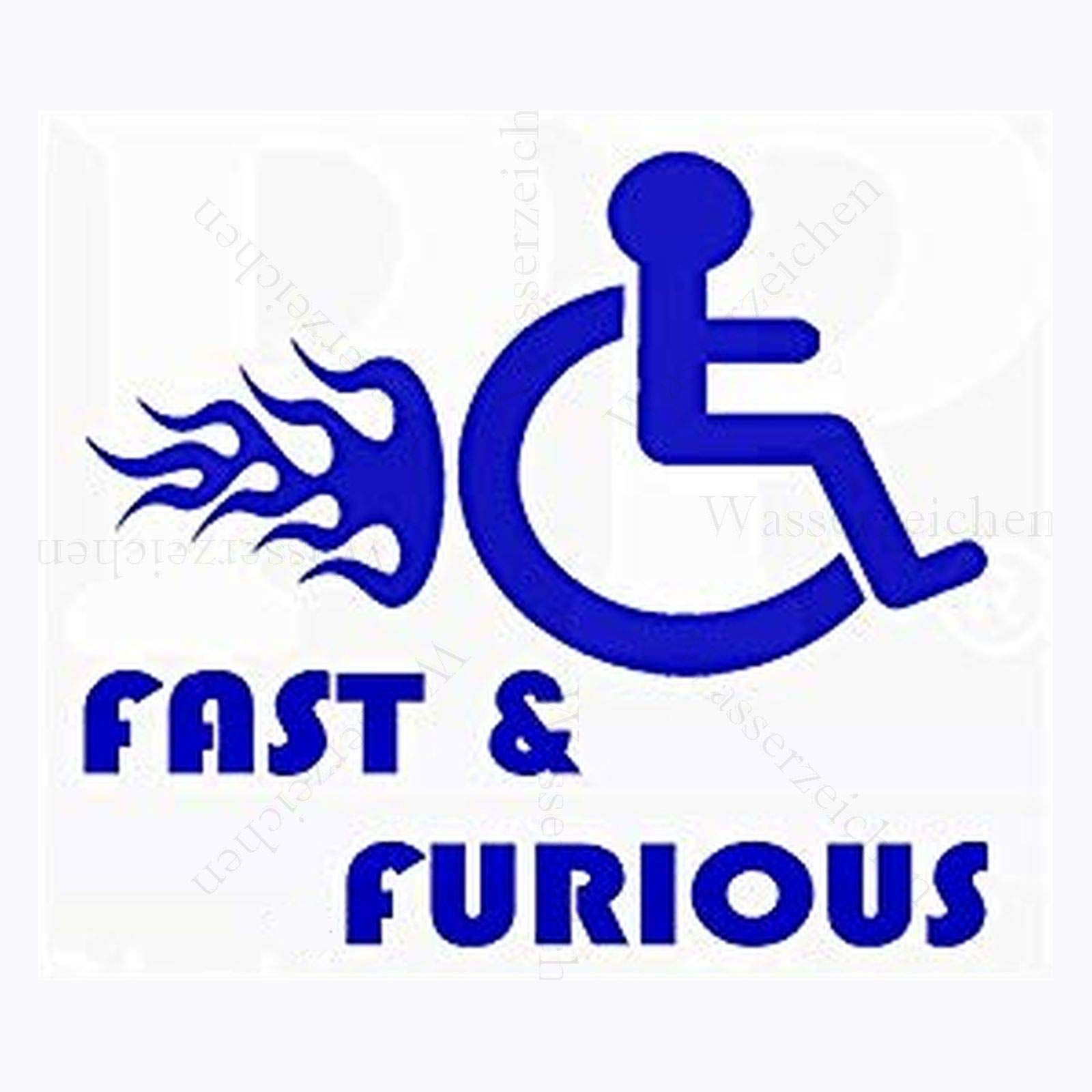 15cm! Aufkleber-Folie Wetterfest Made IN Germany Rollstuhlfahrer Handicap Parplatz parken Rollstuhl Fast Fusious S531 UV&Waschanlagenfest-Auto-Vinyl-Sticker Decal Profi Qualität 15cm! Aufkleber-Folie Wetterfest Made IN Germany Rollstuhlfahrer Handicap Parplatz parken Rollstuhl Fast Fusious S531 UV&Waschanlagenfest-Auto-Vinyl-Sticker Decal Profi Qualität von Sticker-Designs