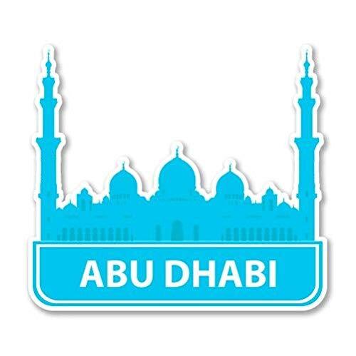 15cm! Klebe-Folie Wetterfest Made-IN-Germany Abu Dhabi L1950 UV&Waschanlagenfest Auto-Aufkleber Sticker Decal von Sticker-Designs