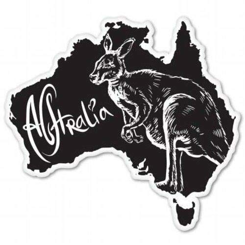 15cm! Klebe-Folie Wetterfest Made-IN-Germany Australien Känguru Entwurf L729 UV&Waschanlagenfest Auto-Aufkleber Sticker Decal 15cm! Klebe-Folie Wetterfest Made-IN-Germany Australien Känguru Entwurf L729 UV&Waschanlagenfest Auto-Aufkleber Sticker Decal von Sticker-Designs