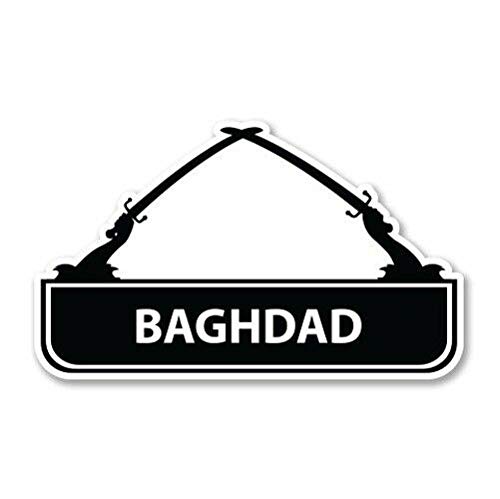 15cm! Klebe-Folie Wetterfest Made-IN-Germany Baghdad L2012 UV&Waschanlagenfest Auto-Aufkleber Sticker Decal von Sticker-Designs