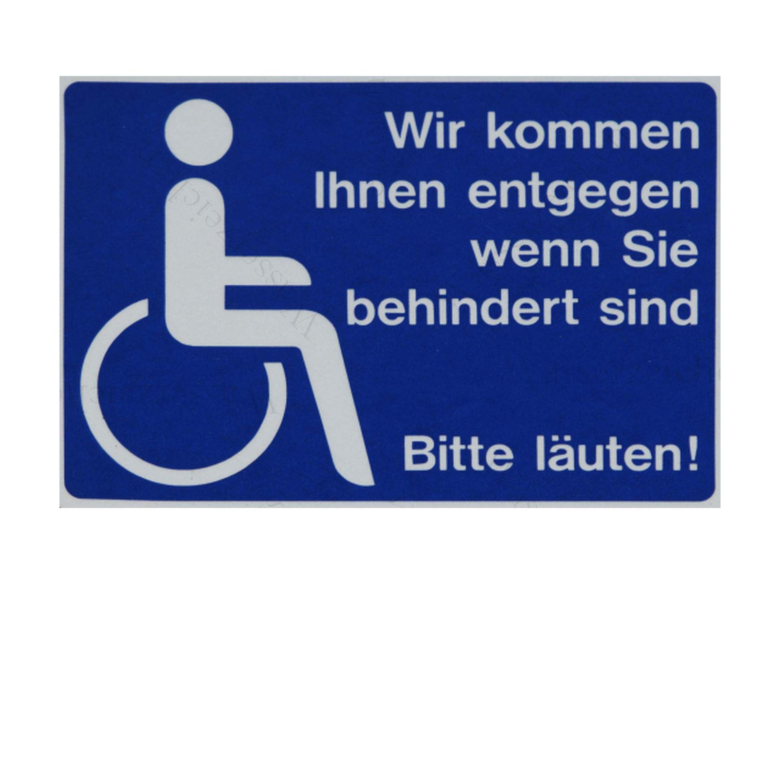 20cm! Aufkleber-Folie Wetterfest Made IN Germany Behindertengerecht WC Rollstuhlfahrer Parplatz Hilfe Bitte läuten klingel S978 UV&Waschanlagenfest-Auto-Sticker ProfiQualität 20cm! Aufkleber-Folie Wetterfest Made IN Germany Behindertengerecht WC Rollstuhlfahrer Parplatz Hilfe Bitte läuten klingel S978 UV&Waschanlagenfest-Auto-Sticker ProfiQualität von Sticker-Designs