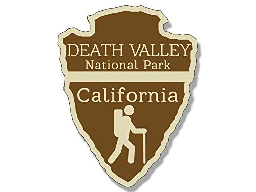 Sticker-Designs 10cm! Klebe-Folie Wetterfest Made-IN-Germany Arrowhead Death Valley national Park rv UV&Waschanlagenfest Auto-Aufkleber Profi-Qualität! F1697 von Sticker-Designs