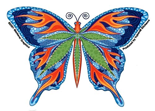 Sticker-Designs 10cm! Klebe-Folie Wetterfest Made-IN-Germany: Cannabis THC Butterfly Marijuana E338 UV Waschanlagenfest Auto-Aufkleber Profi-Qualität! Sticker-Designs 10cm! Klebe-Folie Wetterfest Made-IN-Germany: Cannabis THC Butterfly Marijuana E338 UV Waschanlagenfest Auto-Aufkleber Profi-Qualität! von Sticker-Designs