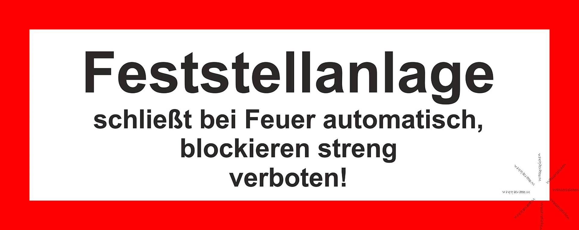 Sticker-Designs 15cm! Klebe-Folie Wetterfest Made-IN-Germany: Feststellanlage blockieren verboten C83 UV&Waschanlagenfest Auto-Aufkleber Profi-Qualität! von Sticker-Designs