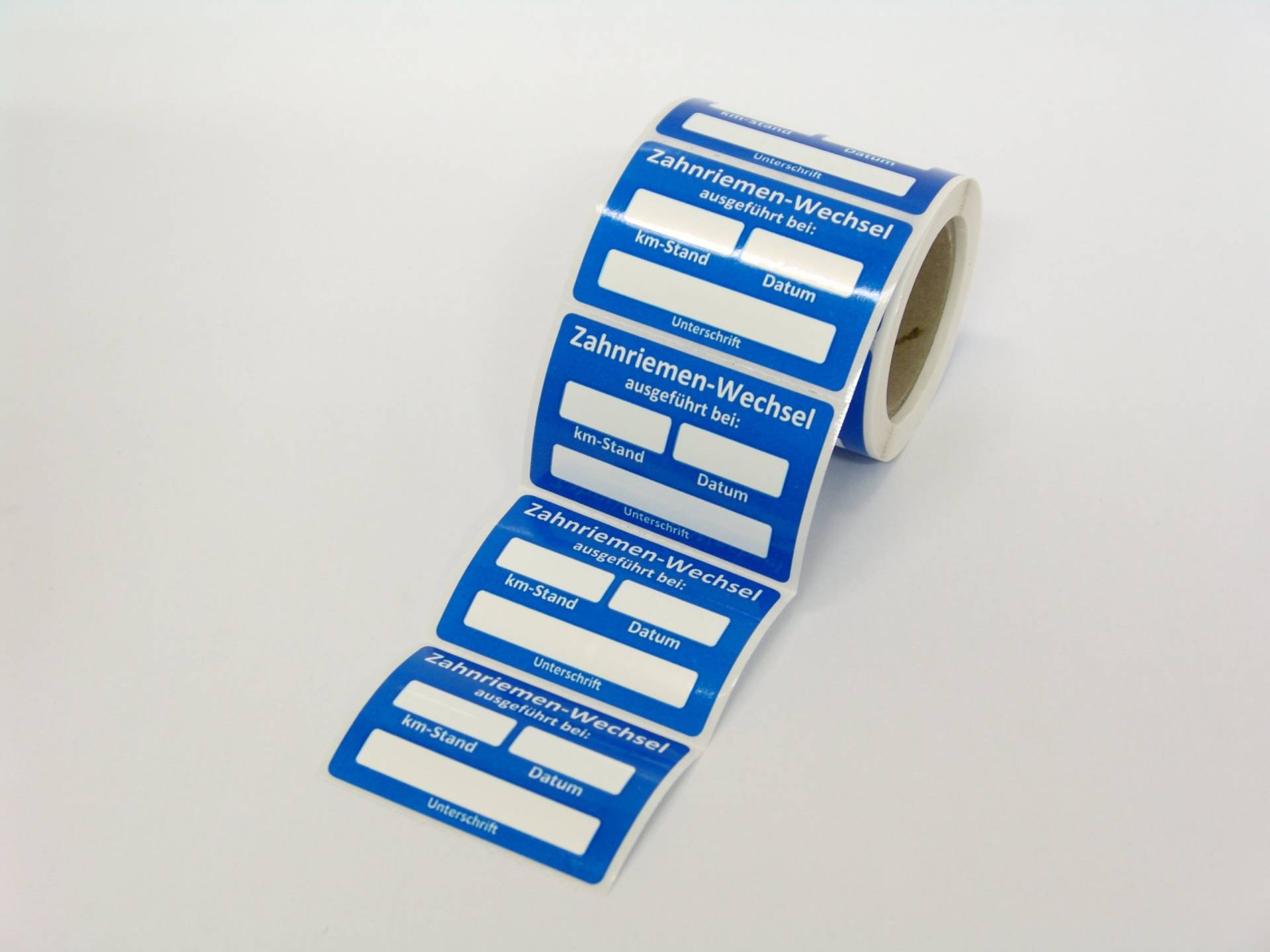 Kundendienst Aufkleber Serviceaufkleber Auswahl: (1 Stück, Zahnriemenwechsel) von Sticker-Verlag