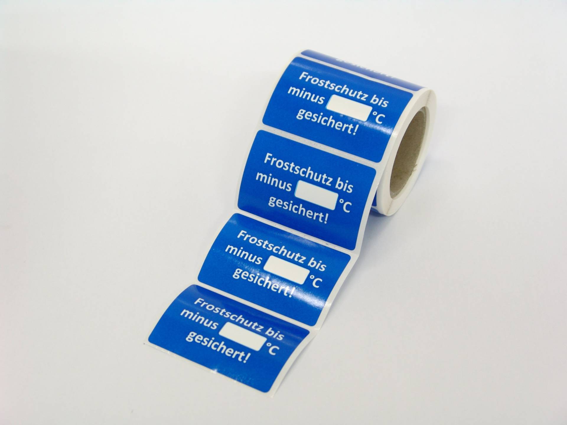 Kundendienst Aufkleber Serviceaufkleber Auswahl: (10 Stück, Frostschutz gesichert bis) von Sticker-Verlag