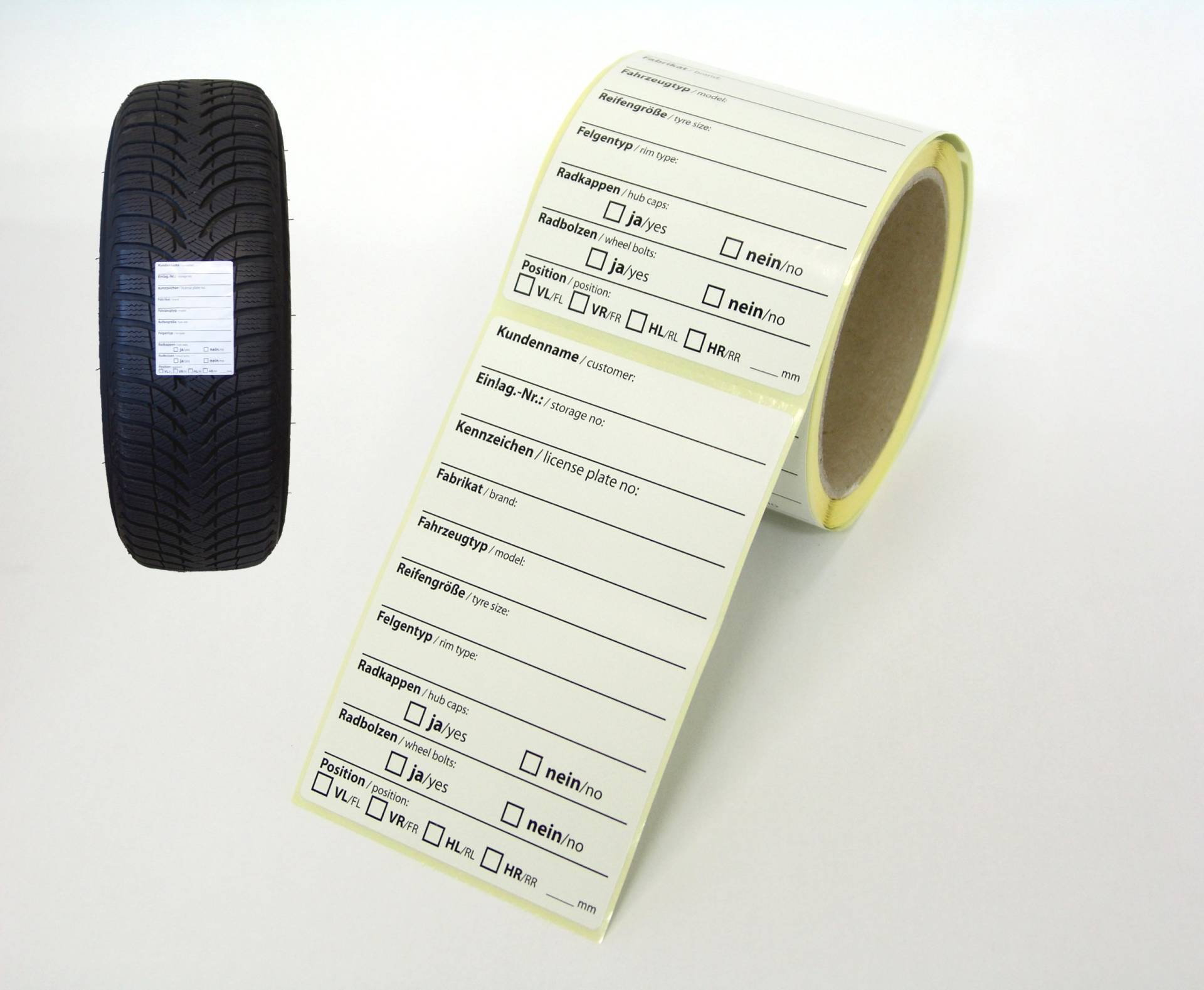 Sticker-Verlag 100 Stück Reifenauszeichnungsaufkleber Kundendienstaufkleber Reifenauszeichungsetikett zur Radkennzeichnung und Einlagerung Werkstattaufkleber Sticker-Verlag 100 Stück Reifenauszeichnungsaufkleber Kundendienstaufkleber Reifenauszeichungsetikett zur Radkennzeichnung und Einlagerung Werkstattaufkleber von Sticker-Verlag