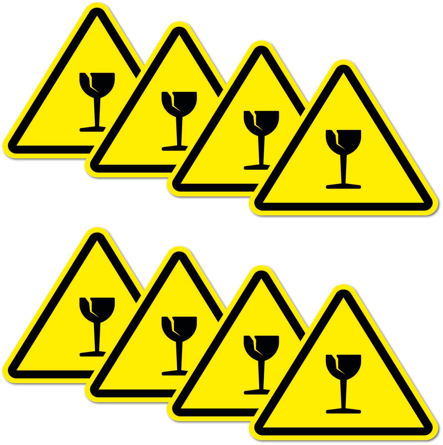 8 Stück Warnhinweis Aufkleber 6x5cm Zerbrechlich UV Schutz laminiert wasserfest Digitaldruck Warnung 8 Stück Warnhinweis Aufkleber 6x5cm Zerbrechlich UV Schutz laminiert wasserfest Digitaldruck Warnung von Stickerfreaks