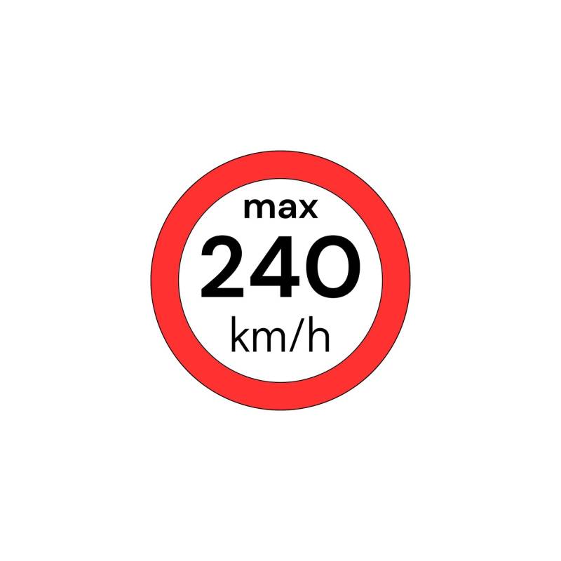 Geschwindigkeitsaufkleber Winterreifen 240 km/h 10 Stück – Service Aufkleber M+S Reifen, Reifen Aufkleber Auto, Auto Sticker Innenraum (10 Stück) von Stickerla