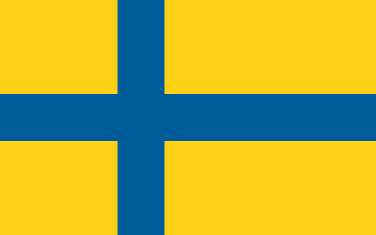2X Auto Aufkleber ÖSTERGÖTLAND - Flagge inoffiziell 2X Car Sticker Fahne Schwedische Provinz (ca. 8 cm) von Stickerpalast