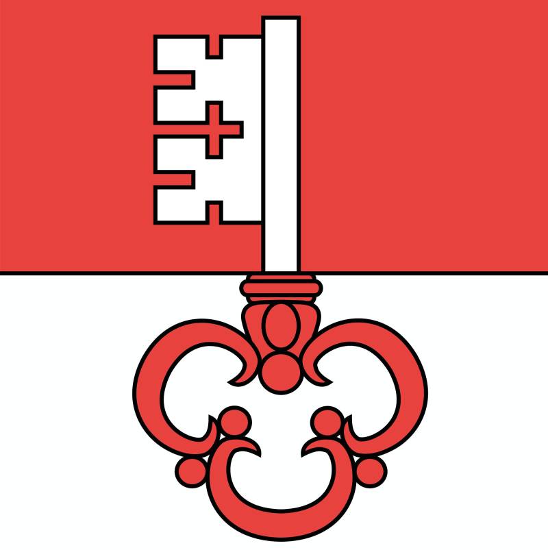 2X Auto Aufkleber Obwalden - Flagge 2X Car Sticker Fahne Schweizer Kanton (ca. 8 cm) von Stickerpalast