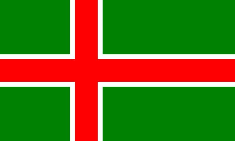 2X Auto Aufkleber SMALAND - Flagge inoffiziell 2X Car Sticker Fahne Schwedische Provinz (ca. 8 cm) von Stickerpalast