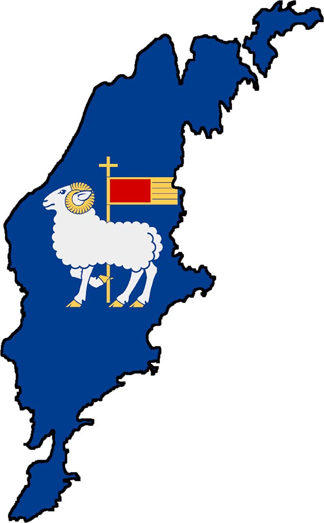 Auto Aufkleber Schweden Provinz Gotland Sticker Konturgeschnitten (ca 11 cm) von Homry