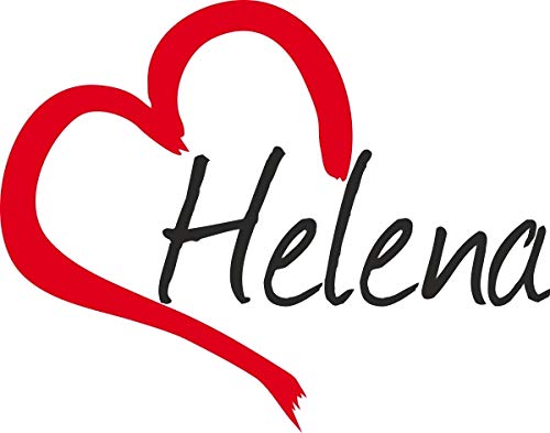 Auto Aufkleber Stadt Helena USA Herz Sticker ca.9x11 cm konturgeschnitten von Stickerpalast