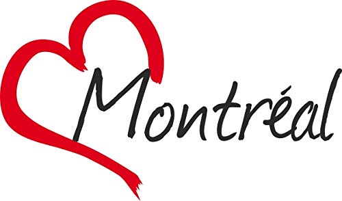Auto Aufkleber Stadt Montreal Kanada Herz Sticker ca.9x15 cm konturgeschnitten Auto Aufkleber Stadt Montreal Kanada Herz Sticker ca.9x15 cm konturgeschnitten von Stickerpalast