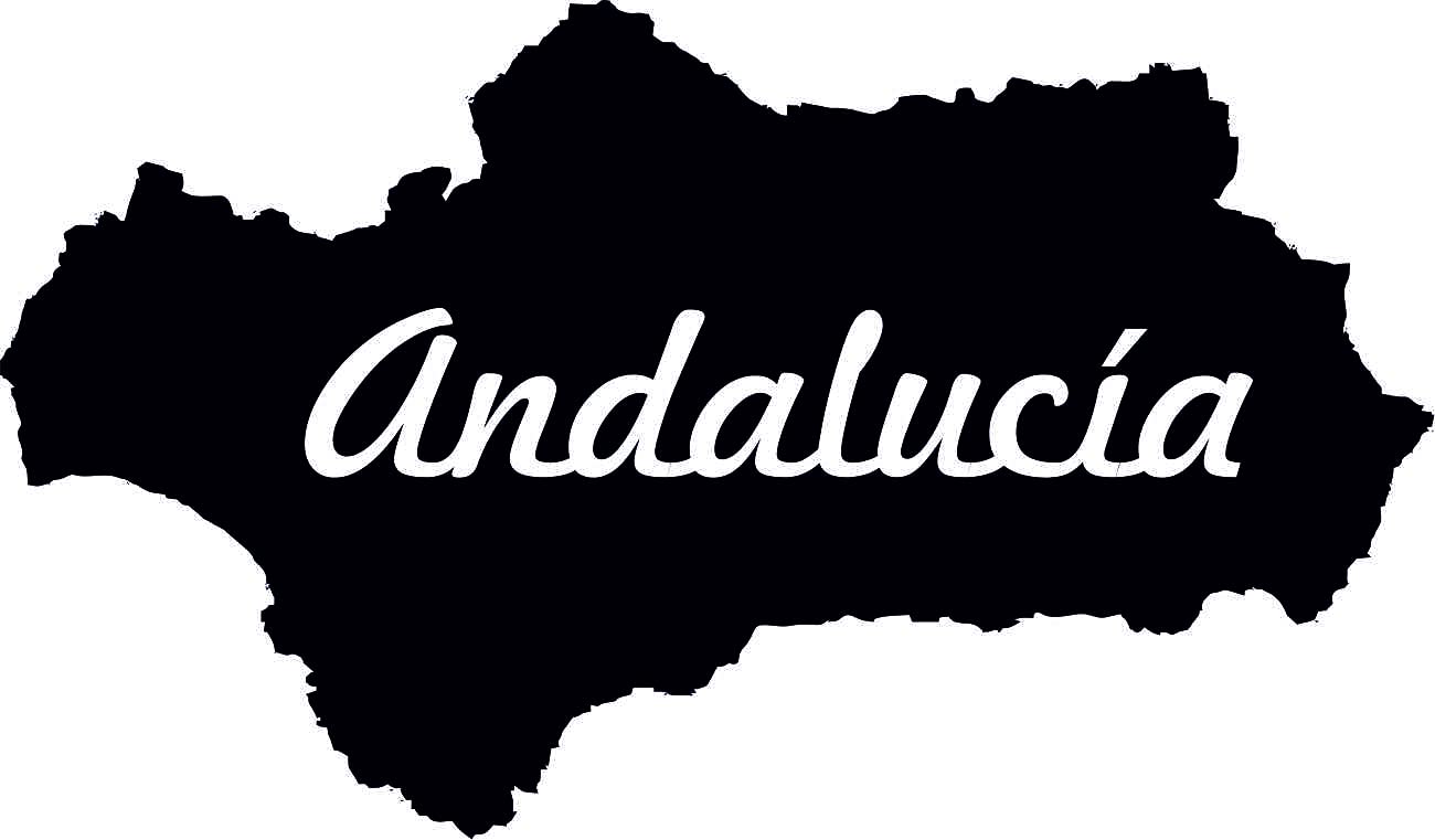 Stickerpalast 2X Auto Aufkleber ANDALUSIEN Spanische Region Spanien | 11 cm konturgeschnitten von Stickerpalast