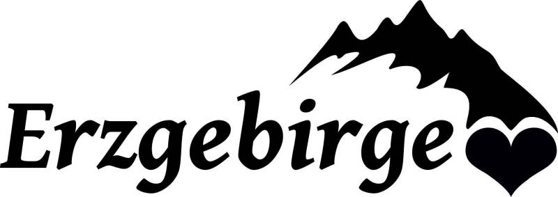 Stickerpalast 2X Auto Aufkleber ERZGEBIRGE Berg/Gebirge Deutschland | 11 cm konturgeschnitten von Stickerpalast