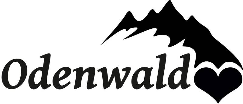 Stickerpalast 2X Auto Aufkleber ODENWALD Berg/Gebirge Deutschland | 13 cm konturgeschnitten von Stickerpalast