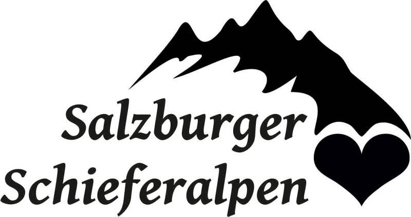 Stickerpalast 2X Auto Aufkleber SALZBURGER SCHIEFERALPEN Berg/Gebirge Österreich | 11 cm konturgeschnitten von Stickerpalast
