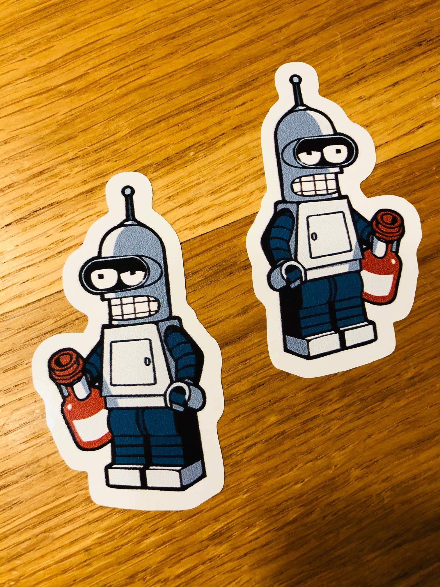 2X Beer Bender Set Aufkleber Sticker Fun Bier Lustig Futurama Decal Spaß V8 Se43 von Stickerverticker