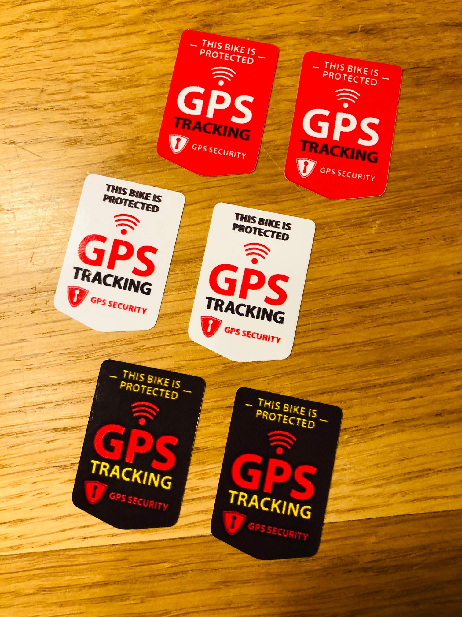 6X GPS Tracking Aufkleber Sticker Security Bike Fahrrad Sicherheit Hinweis Se42 6X GPS Tracking Aufkleber Sticker Security Bike Fahrrad Sicherheit Hinweis Se42 von Stickerverticker