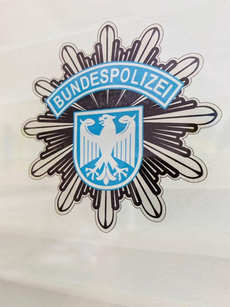 BUNDESPOLIZEI GdP Plakette DPolG Transparent Aufkleber Sticker innenklebend Tr05 von Stickerverticker