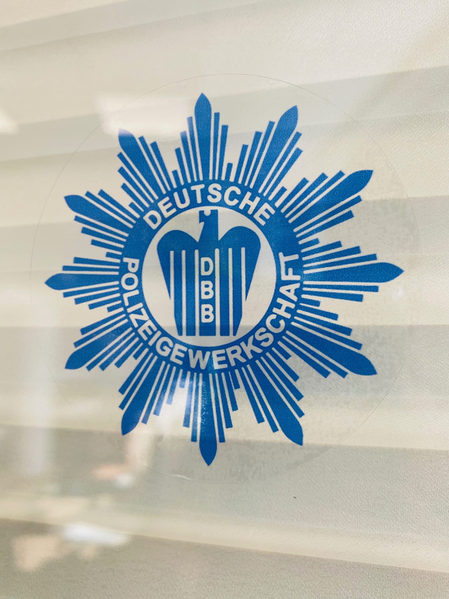 DEUTSCHE POLIZEIGEWERKSCHAFT GdP Transparent Aufkleber Sticker innenklebend Tr02 DEUTSCHE POLIZEIGEWERKSCHAFT GdP Transparent Aufkleber Sticker innenklebend Tr02 von Stickerverticker