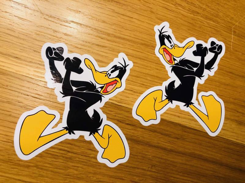 Duck Aufkleber Sticker Looney Comic Decal Car Sport Oldschool Cartoon Tunes Se47 von Stickerverticker