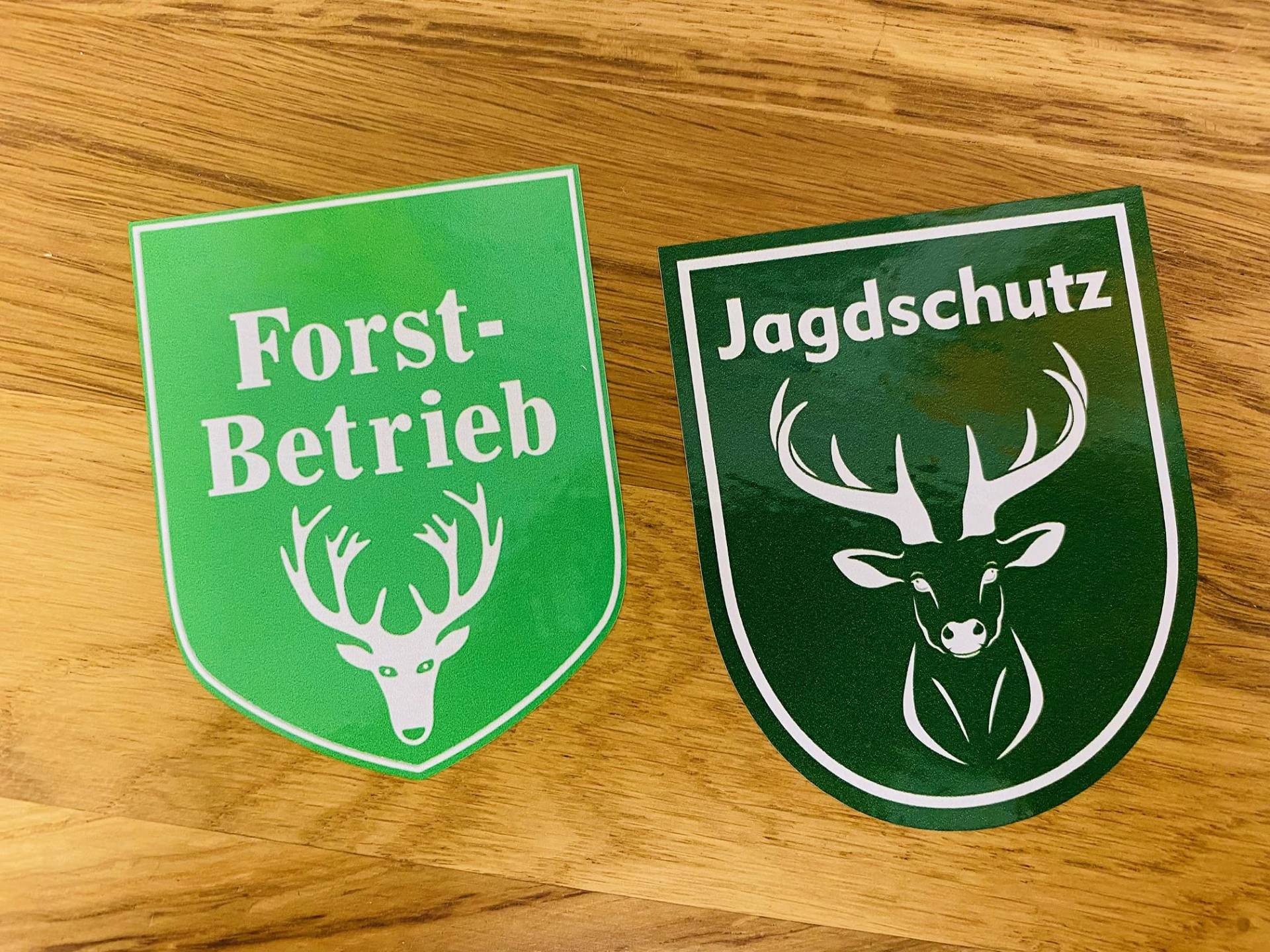 FORSTBETRIEB JAGDSCHUTZ Aufkleber Förster Wald Strafzettel Knöllchen Police Se53 von Stickerverticker