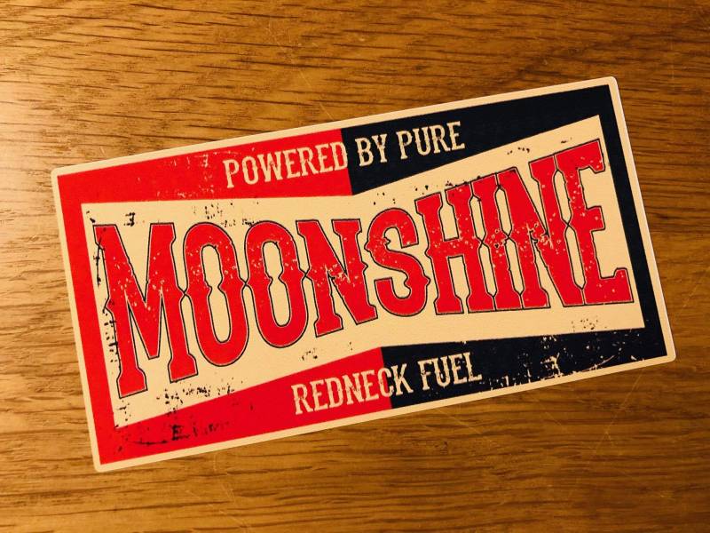 Moonshine Aufkleber Sticker Whisky Schwarzbrenner Oldschool Corn USA Decal Mi425 von Stickerverticker