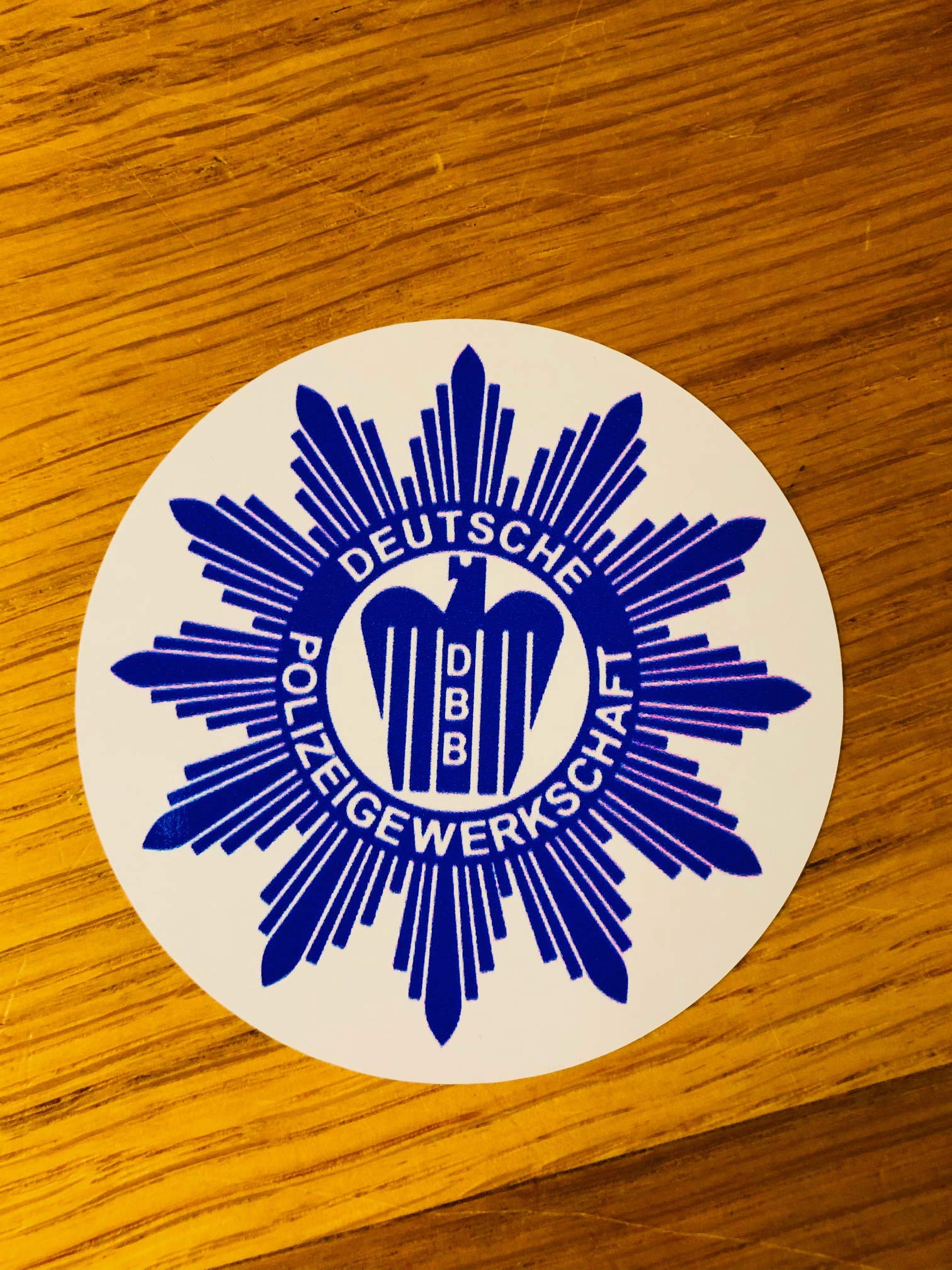 Polizei DPolG GdP Aufkleber Sticker Verkehrskontrolle Polizeigewerkschaft Mi463 von Stickerverticker