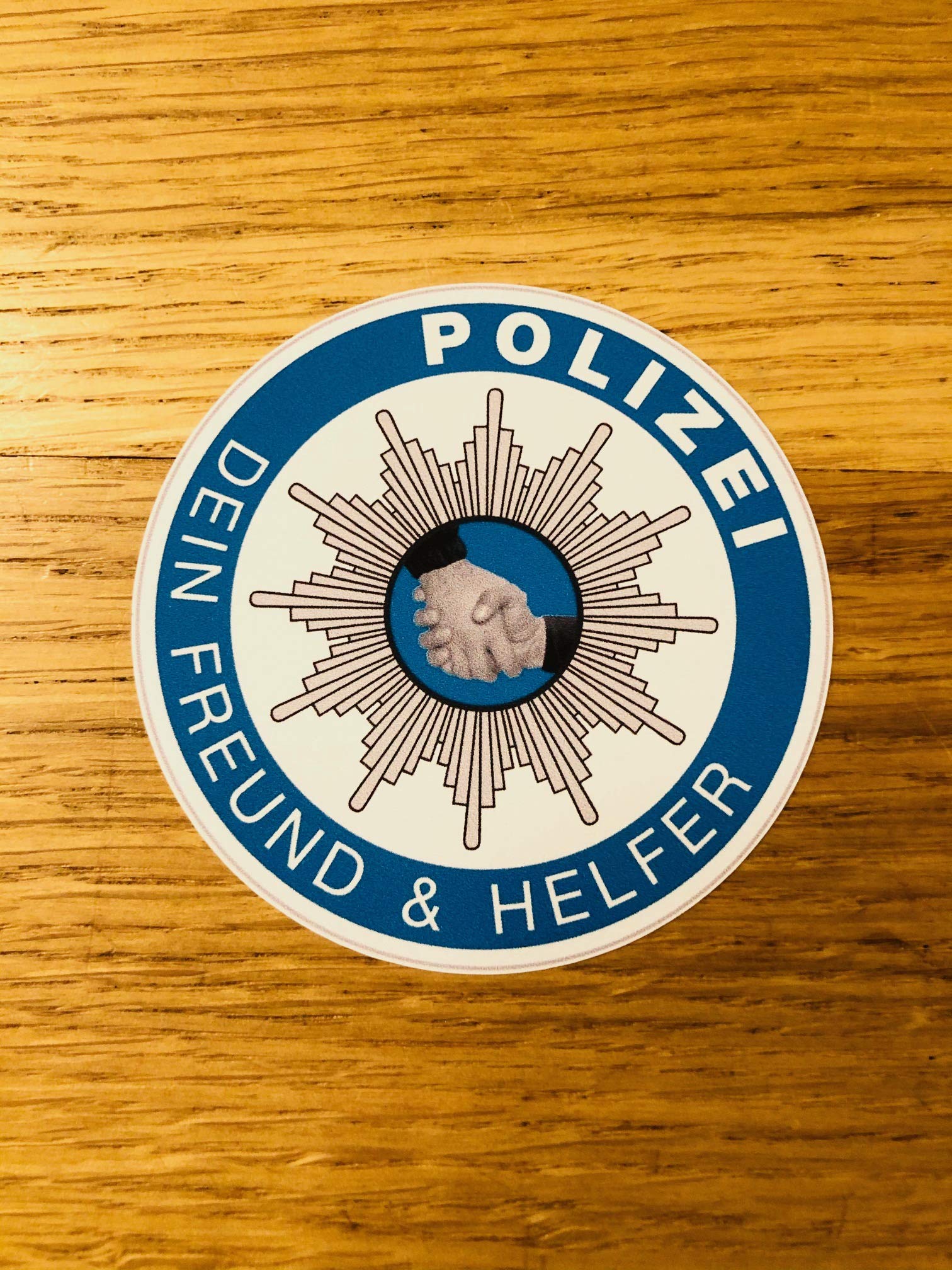 Polizei Freund und Helfer DPolG GdP Aufkleber Sticker Strafzettel Immer DA Mi489 von Stickerverticker