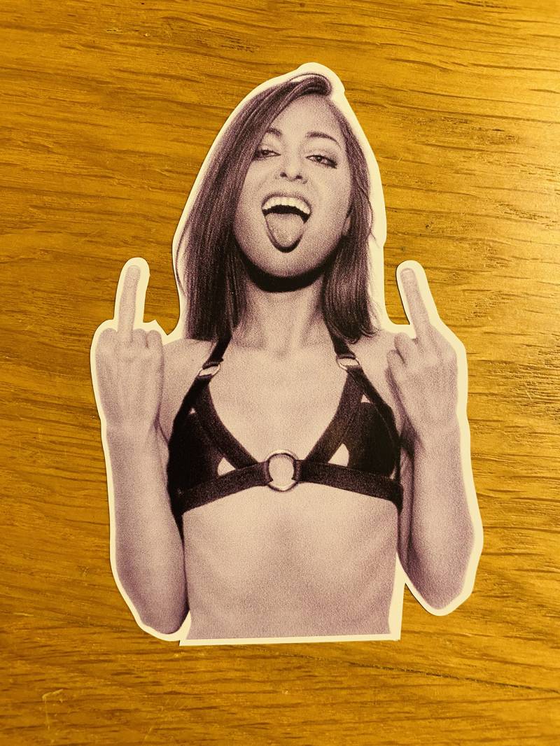 Riley Reid Finger Aufkleber Sticker Porn BJ Sex Porno Fun Fuck You Auto V8 Pu109 von Stickerverticker