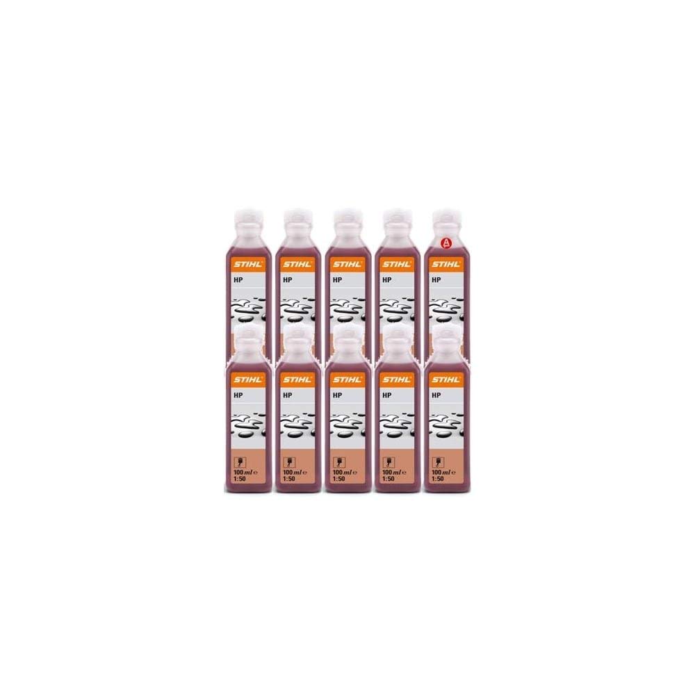 Stihl Motoröl, 07813198401, für Zweitakt-Motoren von Rasenmähern / Rasentrimmern, 10 Packungen Stihl Motoröl, 07813198401, für Zweitakt-Motoren von Rasenmähern / Rasentrimmern, 10 Packungen von Stihl