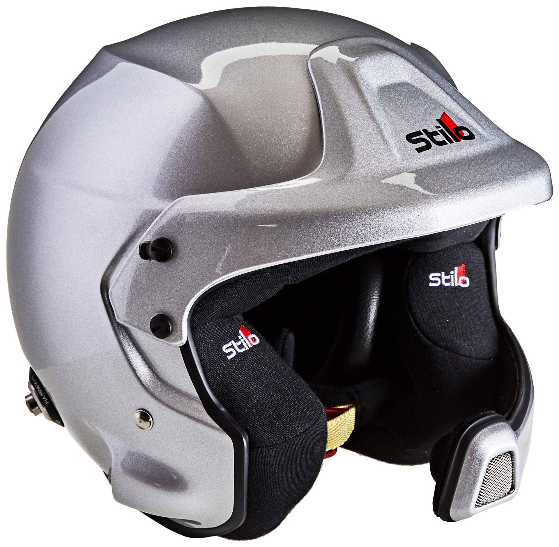 Stilo AA0210BG2M55 CASCO WRC DES RALLY COMPOSITE FIA 8859-15 HANS FIA 8858-10 GRIS/INTERIOR NEGRO 55 von Stilo