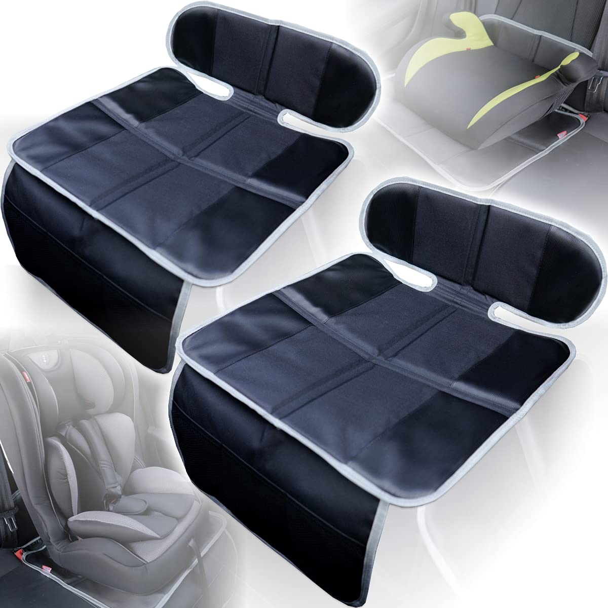 2er Set Auto KFZ Kindersitzunterlage ISOFIX geeignet Sitzunterlage Sitzschoner Autositzunterlage 2er Set Auto KFZ Kindersitzunterlage ISOFIX geeignet Sitzunterlage Sitzschoner Autositzunterlage von Stimo