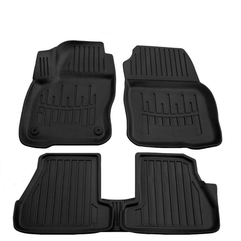 Stingray Gummimatten 3D Auto Fussmatte passend für Ford Focus III (C346) (2011-2018) / rutschfest, geruchsfrei, koritfrei, mit Tunnelschutz/Material - TPE von Stingray