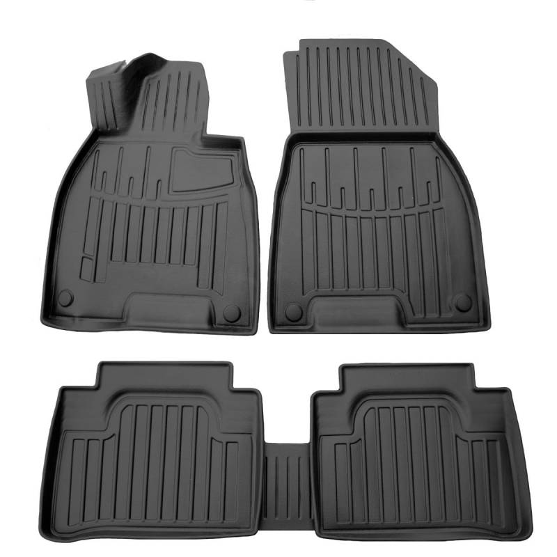 Stingray Gummimatten 3D Auto Fussmatte passend für Mercedes Benz V295 EQE (2022-...) / rutschfest, geruchsfrei, koritfrei, mit Tunnelschutz/Material - TPE von Stingray