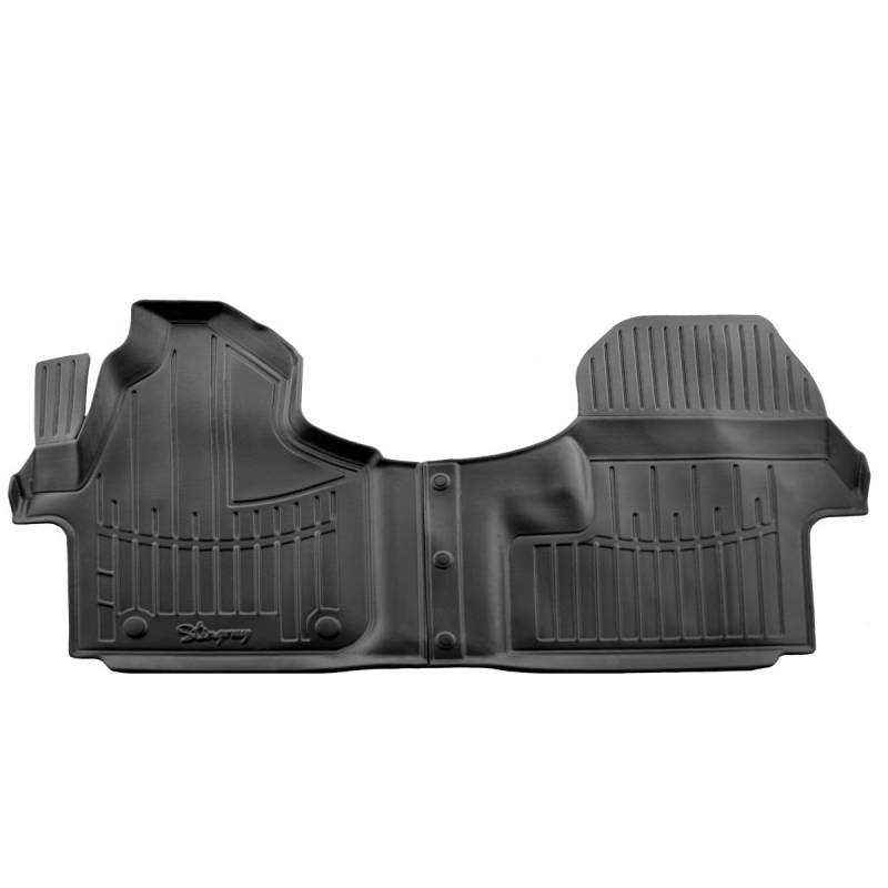 Stingray Gummimatten 3D Auto Fussmatte passend für Mercedes Benz W907 Sprinter III (2018-...) (1plus2) / rutschfest, geruchsfrei, koritfrei, mit Tunnelschutz/Material - TPE von Stingray