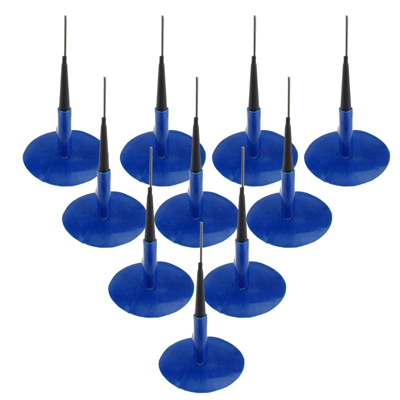 Stix Automotive Equipment 10x Reparaturkörper Reifenreparatur Gummi Reifenpilz mit Flicken SA6 (6 mm / 46 mm) Reifenpflaster von Stix