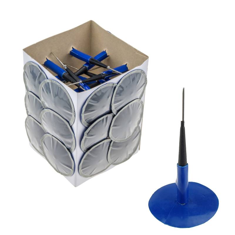 Stix Automotive Equipment 24x Reparaturkörper Reifenreparatur Gummi Reifenpilz mit Flicken SA6 (6 mm / 46 mm) Reifenpflaster von Stix