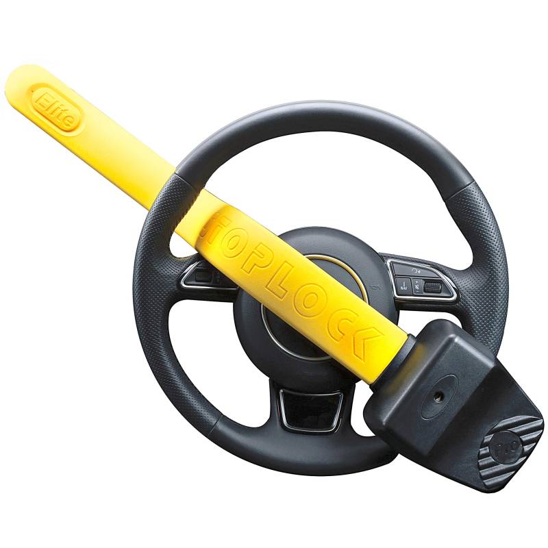 Stoplock Pro Elite Steering Wheel Lock Wegfahrsperren schwarz / gelb von Stoplock