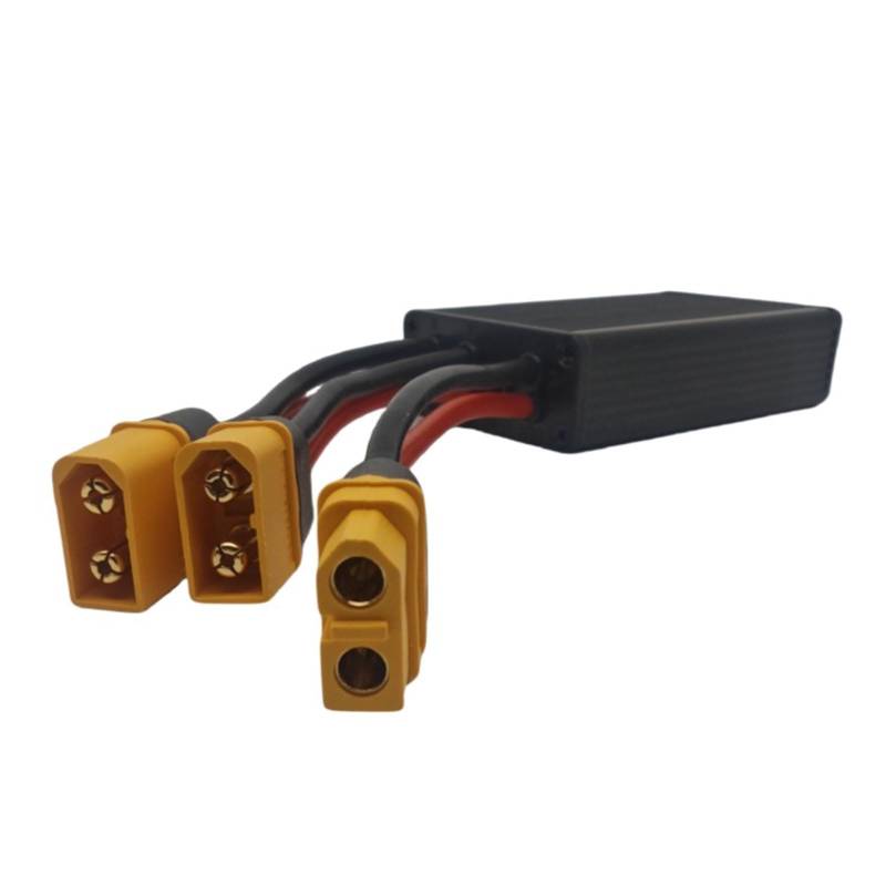 Storage Bag Batterie Parallelmodul Anschluss Adapter Batterie Entladungswandler Doppelbatteriepackschalter Saldo Für E Bike von Storage Bag