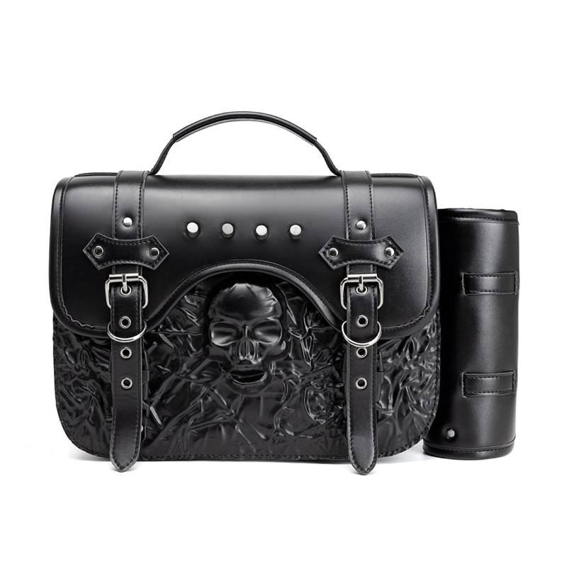 Storage Bag PU Lederschwung Armbeutel Für Linke Seitbeutel Satteltaschen Roller Seitensitz Beutel Wasserdicht von Storage Bag
