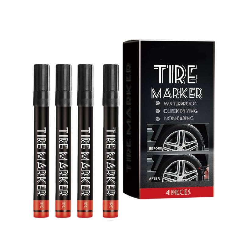 Storage Bag Reifenkennzeichnungsmarker Stift Abriebfest Tinten Schnelltrocknen Hoher Adhäsionsfarbe Für Automobilreifendekoration von Storage Bag