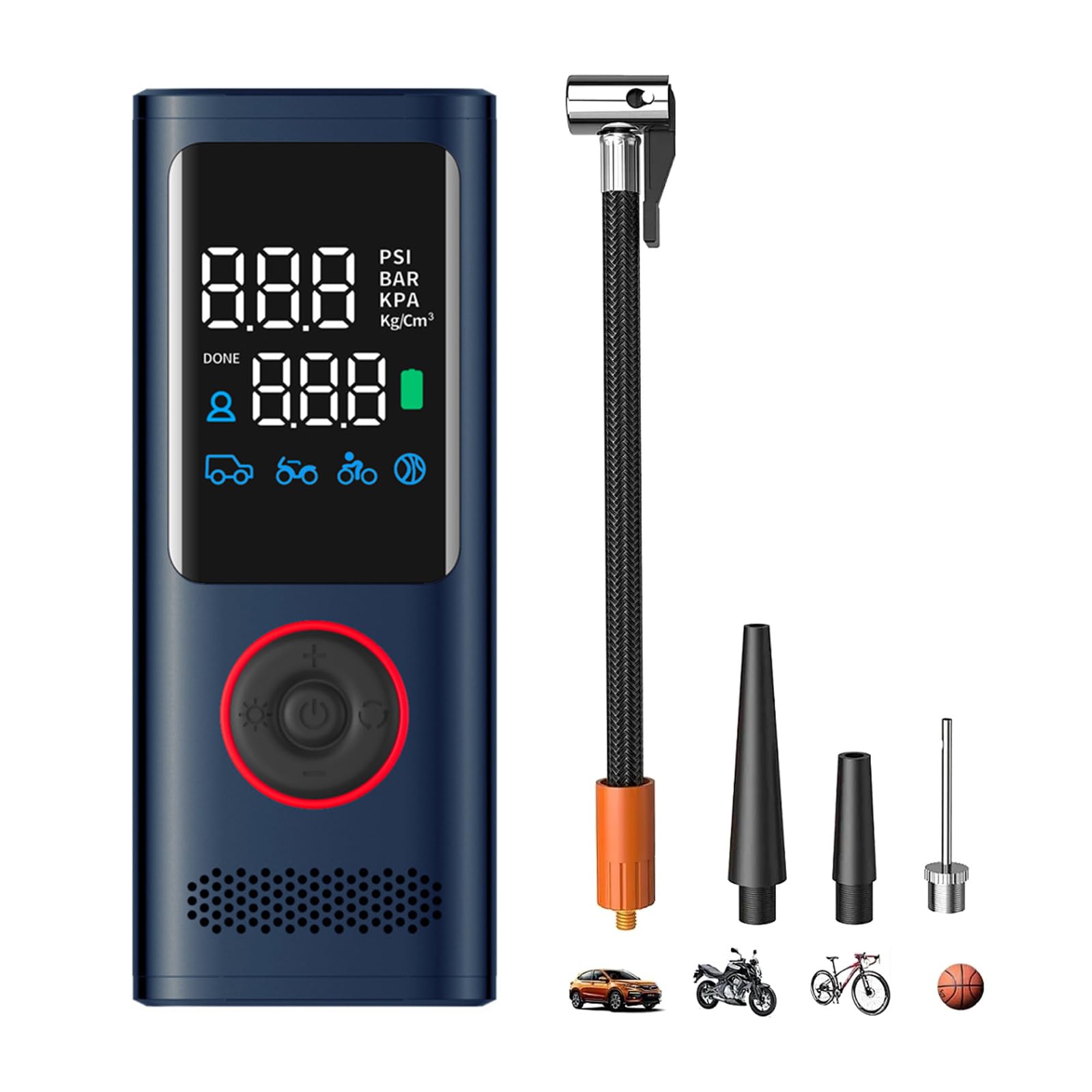 Storage Bag Schnurlosen Reifeninflatorluftkompressorluftpumpen Mit Manometer Sicherheitshammer Reifen Inflator Für Car Bike Storage Bag Schnurlosen Reifeninflatorluftkompressorluftpumpen Mit Manometer Sicherheitshammer Reifen Inflator Für Car Bike von Storage Bag