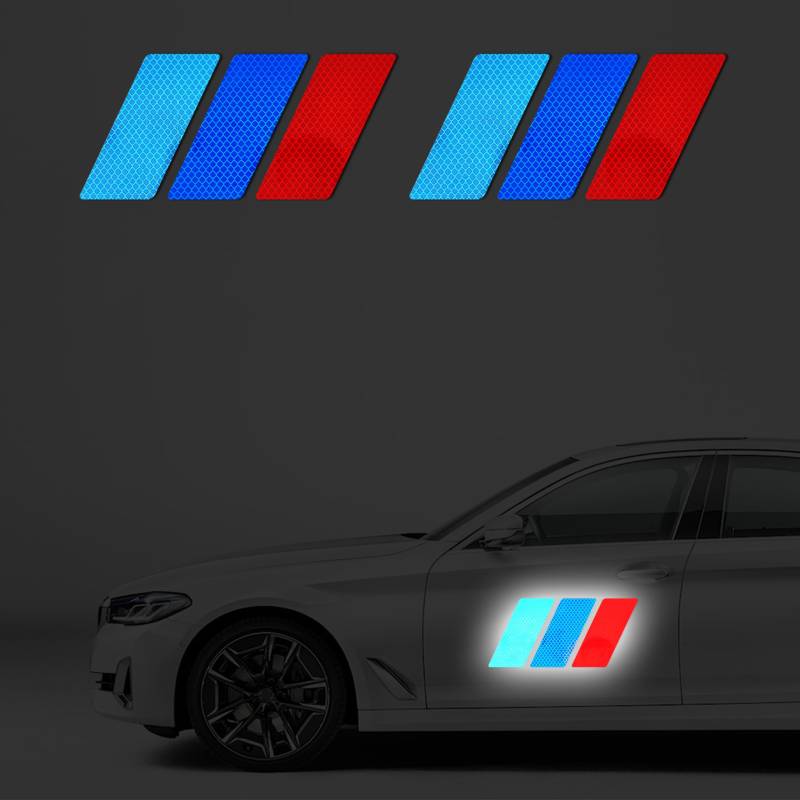 Auto Reflektierende Aufkleber mit hoher Helligkeit für BMW 1/3/5/7 Serie und X1/X3/X5/X6 von StoreBao
