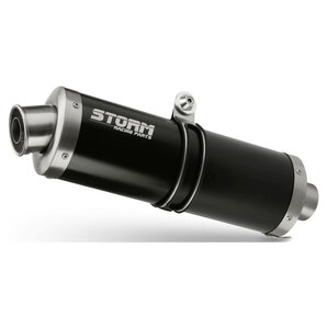 STORM Steel Black Oval Endschalldämpfer Storm von Storm