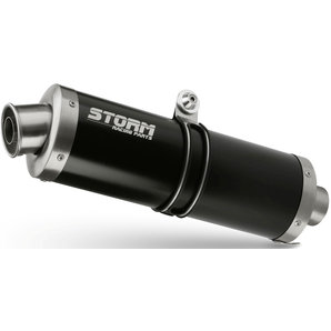 STORM Steel Black Oval Endschalldämpfer Storm von Storm